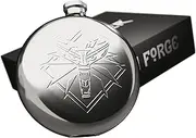 Officially Licensed Witcher Hipflask - Official Witcher Merchandise. Witcher Stainless Steel Hip Flask Gift Set with 2X 30ml Stainless Steel Shot Glasses & 1x Filling Funnel