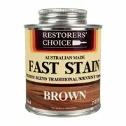 Fast Stain Solvent Based Timber Stain Classic Brown Primary Colour 250ml