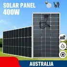 12V 400W Fixed Bifacial Solar Panel Kit Mono Generator Caravan Camping Charging