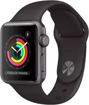 Apple Watch Series 3 GPS | 38mm | Space Gray Aluminum Case | Black Sport Band