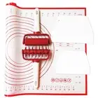 5 pcs Pizza Tools Set incl Dough Roller and Docker and Silicone Pastry Dough ...