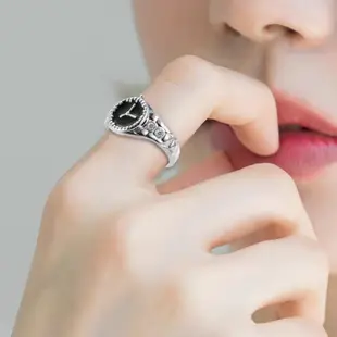 韓國手錶式戒指簡約個性設計感小眾開口戒指