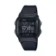 【CASIO 卡西歐】電力十足 黑極數位電子錶-黑面(W-800H-1B)