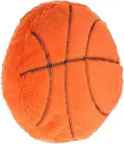 Kisangel Round Plush Basketball Cushion Simulation Basketball Throw Pillow for Soft Decorative Seat Cushion for Home and Sofa Comfortable Plush for Sports Fans