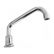 Shaw & Mason 9L/min WELS 3 Star Rating 180mm Chrome Swivel Hob Tube Spout