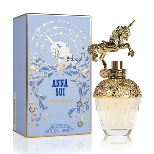 【女香超值組】ANNA SUI 安娜蘇 獨角獸女性淡香水 30ML+Coach 逐夢暮光女性淡香精4.5ml 贈口罩收納夾