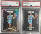 Brandon Miller Prizm PSA 9 lot (2) - Hyper Prizm + Base Rookie RC