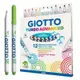 【義大利 GIOTTO】超好洗細頭彩色筆(12色) 產地：義大利