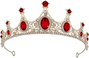 [PENIKOKO] Crown Headdress for Rhinestone Wedding Tiara for Birthdays Costumes and Special Occasions Sparkly Crown Design Beautiful Hair Accessory
