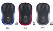 *NEW Logitech M185 logi Wireless compact Mouse + USB Receiver | Blue Red Grey