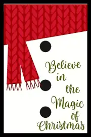 REUSABLE STENCIL 10472 AK 12"x18"Believe In The Magic, Stencils for painting