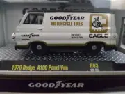 M2 MACHINES 2020 AUTO TRUCKS 1970 DODGE A100 PANEL VAN R63 20-93 WHITE GOODYEAR