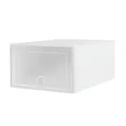Artiss Shoe Box Rack DIY Set of 24 Stackable White Abel