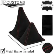 RED STITCH LEATHER 4X4 GEAR BOOT + METAL FRAME FOR TOYOTA 4 RUNNER 89-95 11" (for: Toyota)