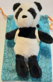 Jellycat Backpack Panda Plush Stuffed Animal Authentic NWT and bag