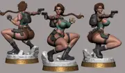 Lara Croft (1) - Large scale resin model kits DDP