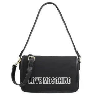 【MOSCHINO】LOVE MOSCHINO 素雅肩斜三用學院包(黑)