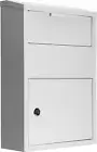 Barska CB13956 Large Locking Wall Mount Rainproof Mail Drop Box with Key Lock, f