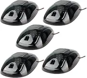 5pcs Solar Powered No Drill Cab Lights for Trucks - Wireless Vibration Activated LED Roof Lights with 9H Backup Battery