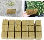 Cultivation System 18pcs 1.5 Hydroponic Wool Blocks Gardening Tools for Quick Easy Vegetable Gardening (Light)