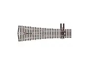 PECO SL-E8348 Wye Turnout, #4 Radius HO/OO Gauge