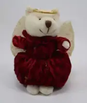 EBOT Russ Berrie Teddy Bear beanbag angel small plush vintage 4870
