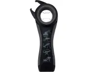 Multi Bottle Opener, Manual All In One Jar Bottle Can Opener Kitchen Multi Tools Black1pcs
