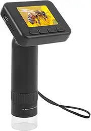 1000X Handheld Microscope for Kids, Pocket Digital Microscopes Inspection Camera with 2 Inch LCD Screen & 8 LED Lights, Christmas Birthday Gifts for Boys Girls Kids Adults