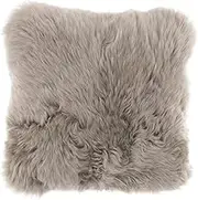 Australian Sheepskin Lambskin Taupe Cushion 40cm with Insert Austroc Sheepskin