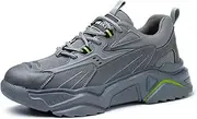 [AUXDIQ] Safety Trainers Men's Steel Toe Cap Trainers Lightweight Safety Shoes for Men Breathable Work Boots