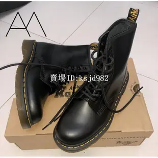 免運-Dr.martens 馬汀大夫1460 1461 8孔高幫皮靴 馬汀靴 danx 黑色硬皮馬丁靴 騎士靴單鞋