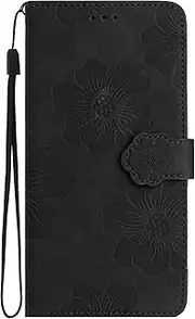 Wallet Case Compatible for Samsung Galaxy A25-Black