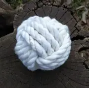 Cute dog toy monkey fist knot ball Natural dog toys Cotton rope dog toys Dog ch