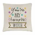 You're My Favourite Witch Stars Cushion Cover Pillow Funny Magical Best