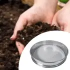 Stainless Steel Soil Sieve Sturdy Gardening Sifter for Bonsai Gravel Compost