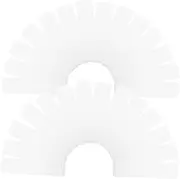 48 Pairs Adhesive Elastic Cord Car Carpet Tape Self Adhesive Interlocking Tape Strip Double Sided Tape Heavy Duty Mounting Boot Straps White