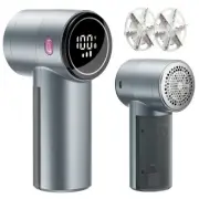 Fabric Shaver, Rechargeable Lint Shaver with Digital Display, 3-Speeds Sweate...
