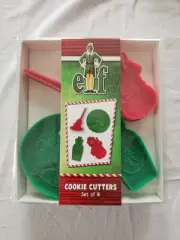 Loot Crate DX Exclusive Elf Movie Cookie Cutters Set of 4 New Unopened