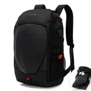 KINGSLONG 15-17 Inch Hard Shell Mens Laptop Backpack with USB Port for Travel Ga