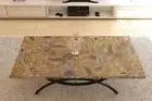 36"x24" Yellow Agate Buffet Table, Sofa Table, Meeting Table, Reception Table