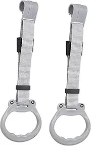 Milisten 2Pcs Pull Up Rings for Playpen Soft Ergonomic Handles for Standing Walking Exercises Safe Support for Playtime Learning Activities