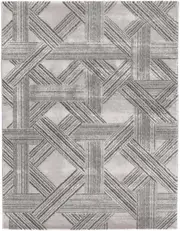 Legend Hermes Geometric Grey Rug