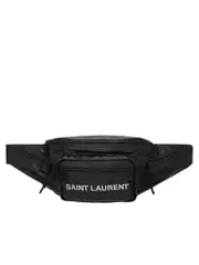 Saint Laurent Nuxx Crossbody Bag in Nylon with Saint Laurent Print