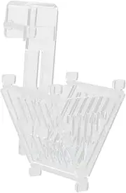 Aquarium Feeder Cup Fish Tank Feeder Acrylic Portable Easy to Use Hanging Hook Type