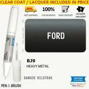 BJ9 Touch Up Paint for Ford Black RANGER WILDTRAK HEAVY METAL Pen Stick Scratch