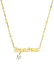 Kendra Scott Mama Crystal Short Pendant Necklace, 19