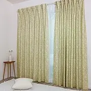 [144 Size] William Morris Drape Curtain + Lace Curtain Set of 4 [Triple Net Triple Net] 59.1 x 86.6 inches (150 x 220 cm), P264S Thermal Insulation, Made in Japan, Machine Washable, 3rd Grade Blackout