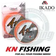 MIKADO NIHONTO FINE Braided Line 4x Fluo Orange 150m 0.08mm - 0.20mm