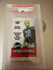 2000 Upper Deck Vintage Tom Brady Rookie? Super Rare Pack !! PSA 8 ! None Higher