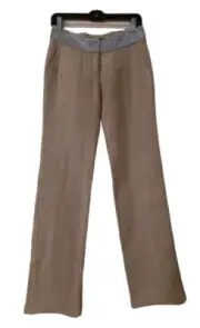 Dolce & Gabbana Vintage Super Rare SS03 Crystal Belt Linen Women Pants 38 IT